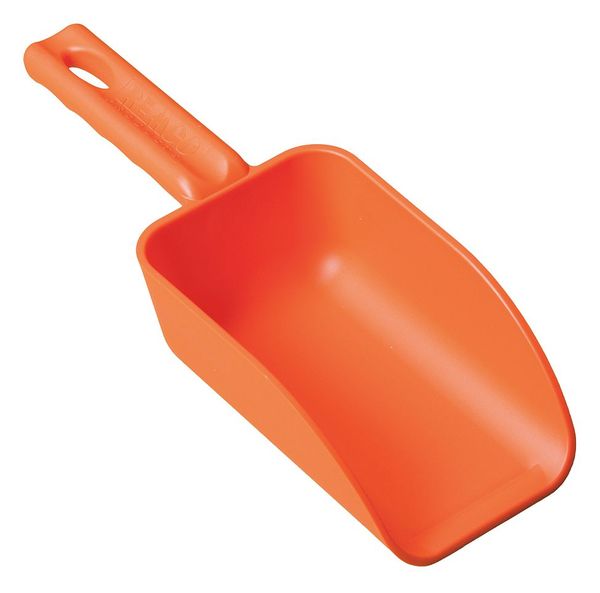 Mini Hand Scoop, 16 oz., Orange, Poly