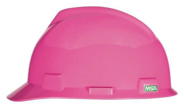 Front Brim Hard Hat, Type 1, Class E, Pinlock (4-Point), Hot Pink