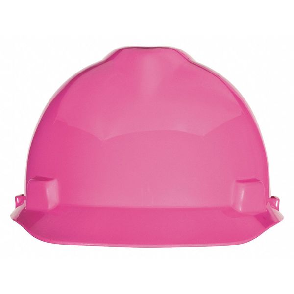 Front Brim Hard Hat, Type 1, Class E, Pinlock (4-Point), Hot Pink