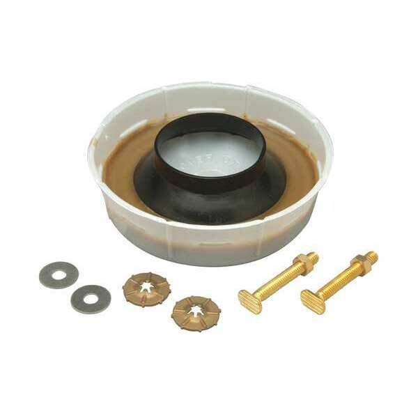 Closet Bolt Wax Ring Kit, Floor, 1-1/4in.H