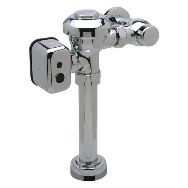 1.6 gpf, Toilet Automatic Flush Valve, Chrome, 1 in IPS