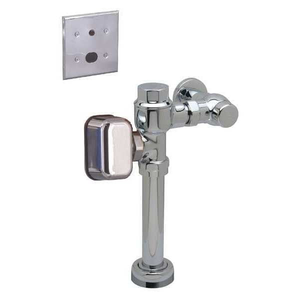 1.6 gpf, Toilet Automatic Flush Valve, Chrome, 1 in IPS