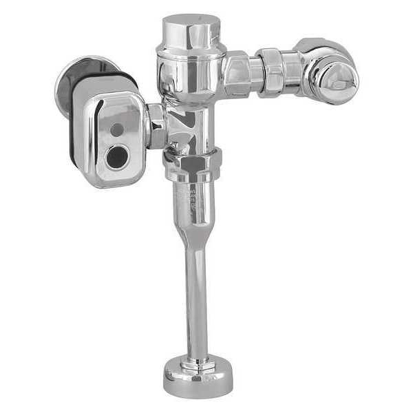 0.5 gpf, Urinal Automatic Flush Valve, Chrome, 3/4 in IPS