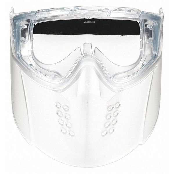Faceshield Goggle Assembly, Anti-Fog/Anti-Scratch, ANSI Dust/Splash Rating D3, Clear Visor