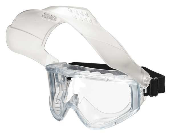 Faceshield Goggle Assembly, Anti-Fog/Anti-Scratch, ANSI Dust/Splash Rating D3, Clear Visor