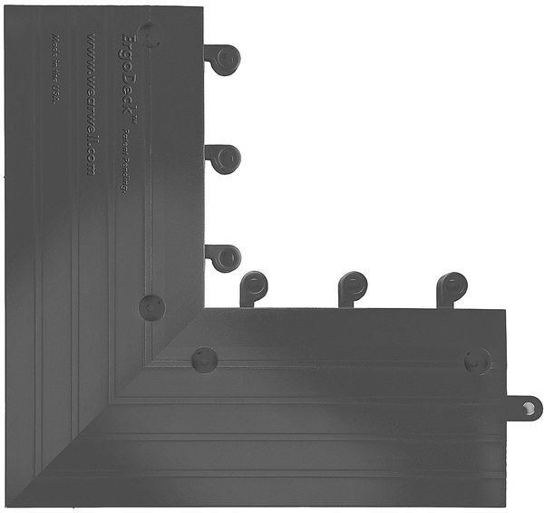 Ramp Outside Corner PVC 15 in 15 in 7/8 in