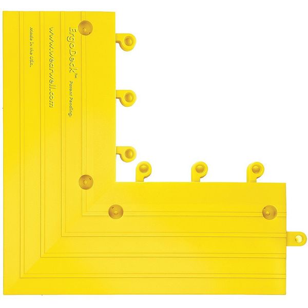 Ramp Outside Corner PVC 15 in 15 in 7/8 in