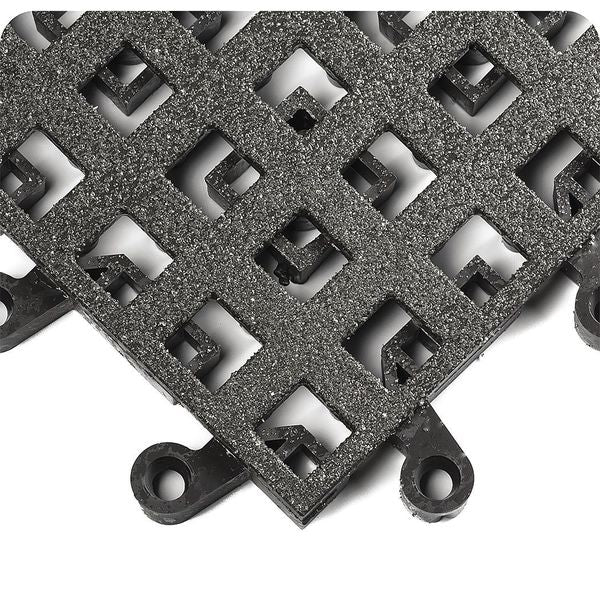 Interlocking Drainage Mat Tile Vinyl 18 in 18 in 7/8 in
