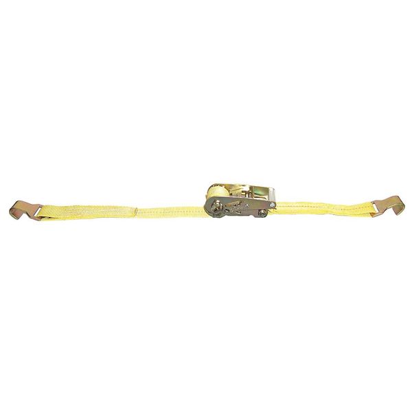Tiedown, RtchtStrapAsmbly, 1600 lb, Flat Hk