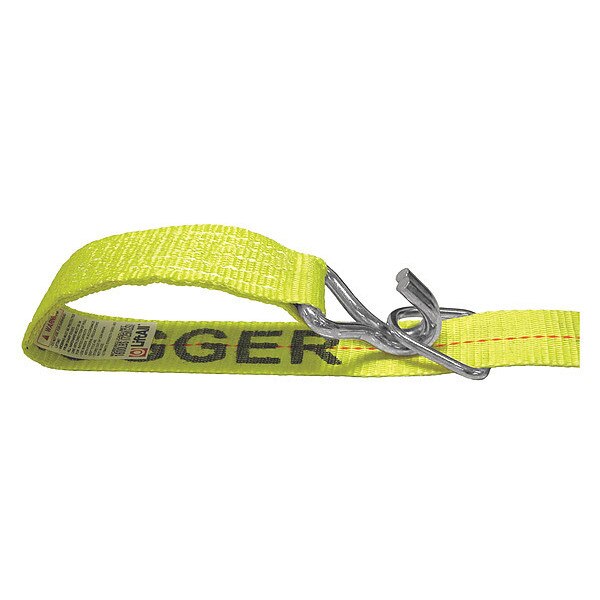 Tiedown, RtchtStrapAsmbly, 1600 lb, Hk&Kpr