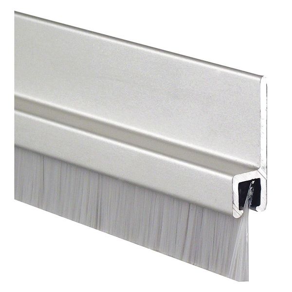 Door Frame Weatherstrip, Brush Insert, 9ft