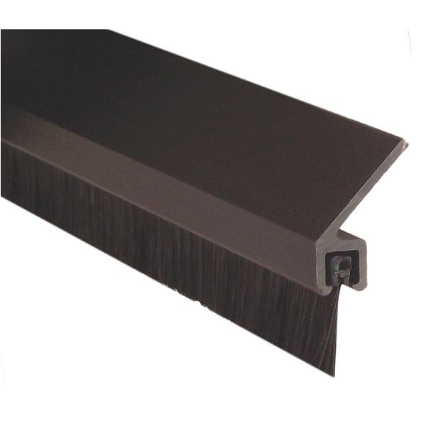 Door Frame Weatherstrip, Brush, 6 ft. L