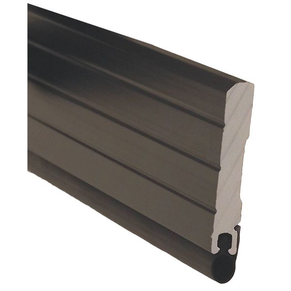 Door Frame Weatherstrip, Hollow Bulb, Blk