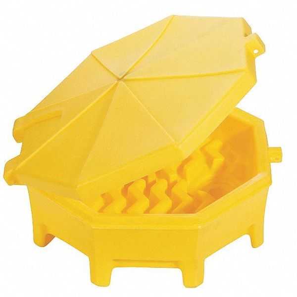 Drum Funnel w/Hinged Lid, Yl, 29