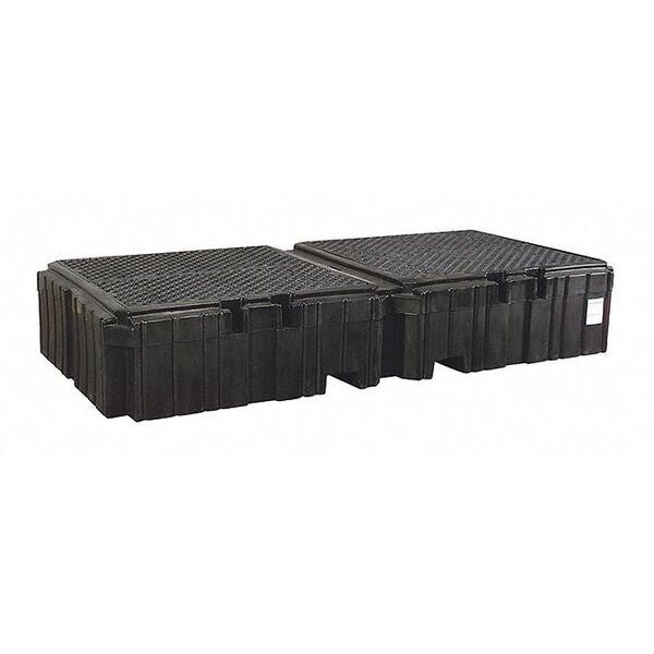 Twin IBC Spill Containment Pallt, w/Drain