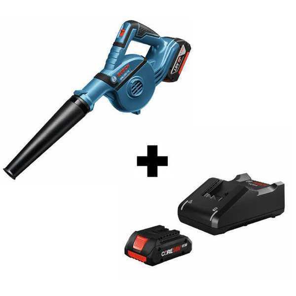 18V Blower with Battery, 71 CFM, 167 mph, 18V, Blower- 2.4 lbs Battery- 1.15 lbs