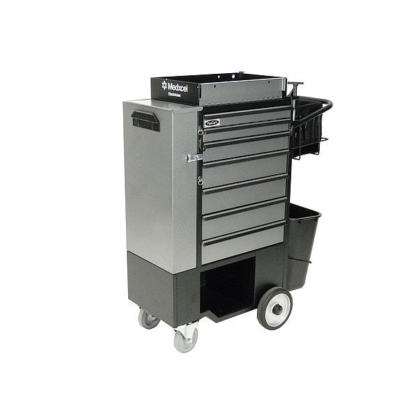 Electrician Cart, Black, Medxcel