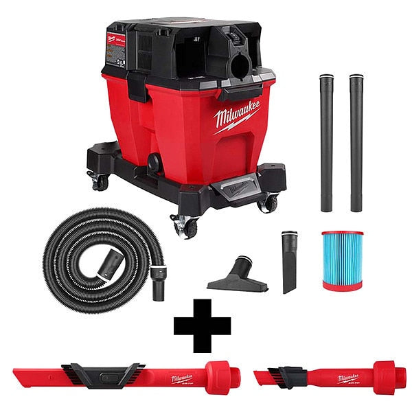 Dual Shop Vac, 3-in-1 Brush, 2-in-1 Brush