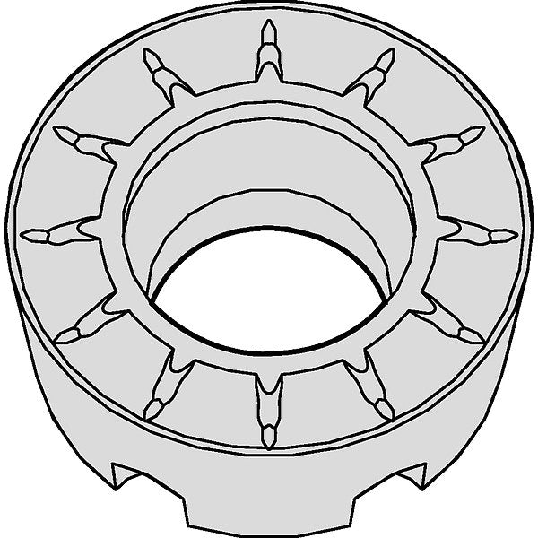 Round Daisy Insert Copy Milling