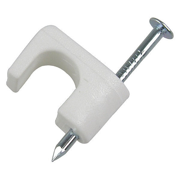 Coaxial Staple White, 1/4