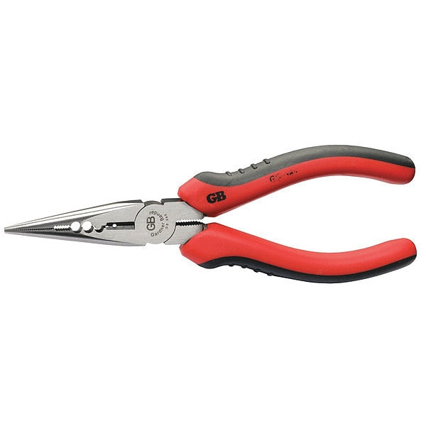 Long Nose Pliers with Cutter, Crimper