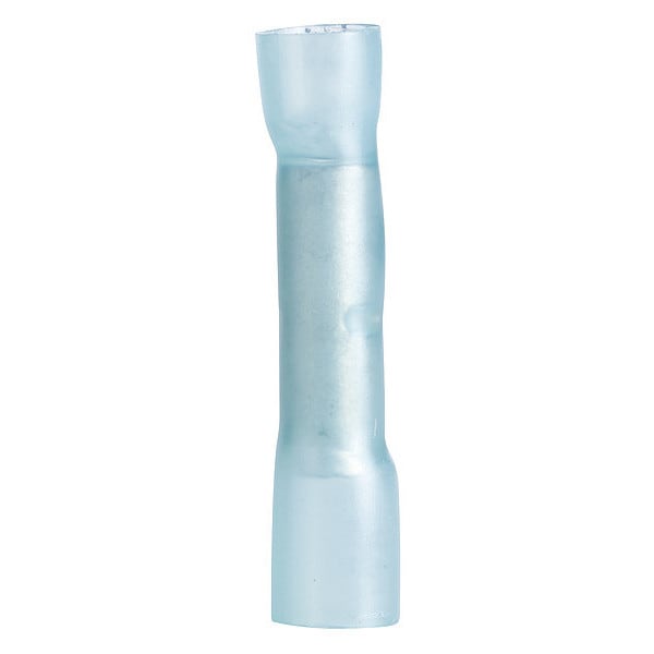 Splce Butt Heat Shrnk, 16-14 AWG, Blu, PK25