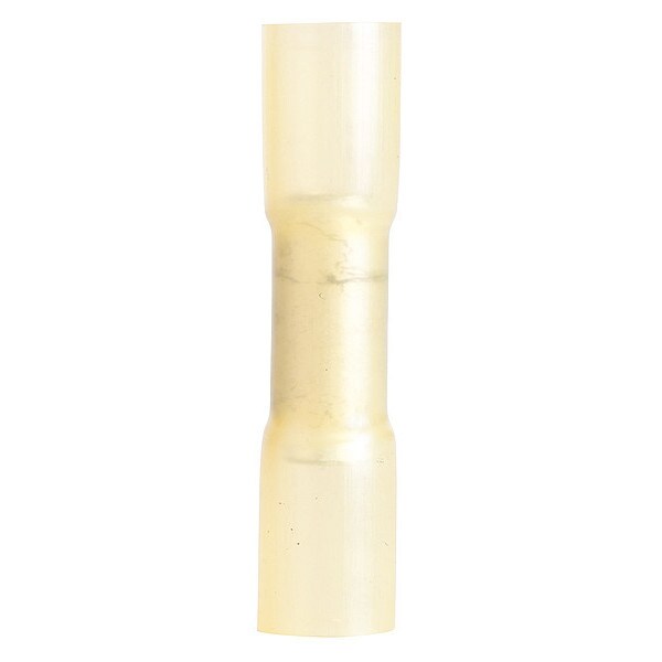 Splice Butt Heat Shrink, 12-10, Yellow, PK5