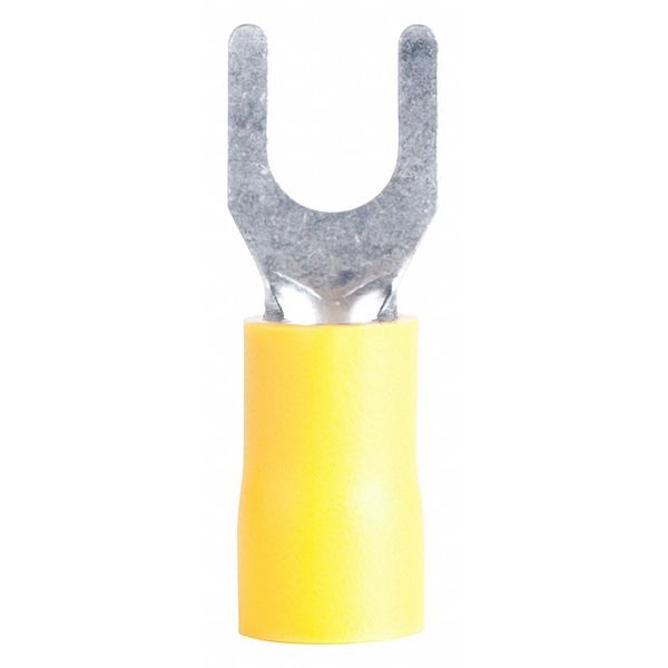 Vinyl-Insulated Spade Terminal, 12-10, PK5