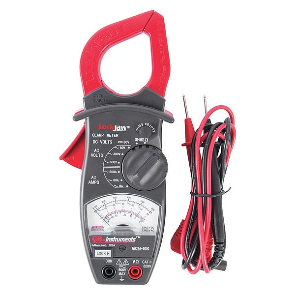 Analog Clamp Meter, 4 Func., 8 Range