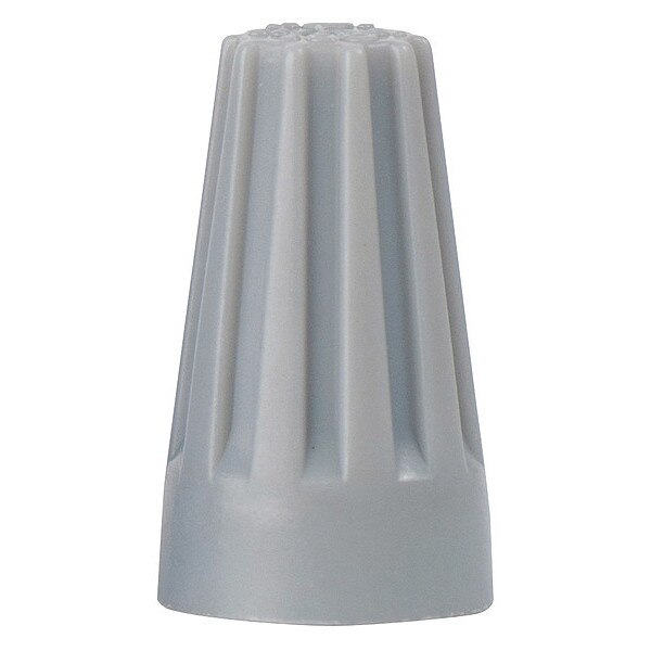 Twist-on Wire Cnnectr, 22-16 AWG, Gry, PK25