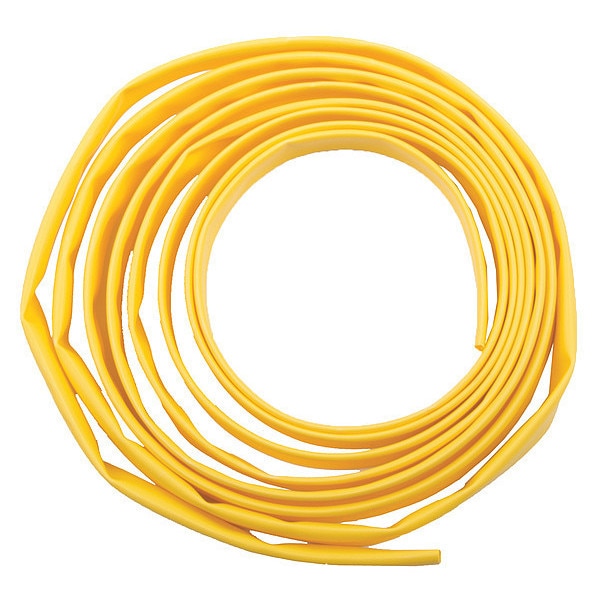 Heat Shrink Tubing, Ylw, 5/16-5/32