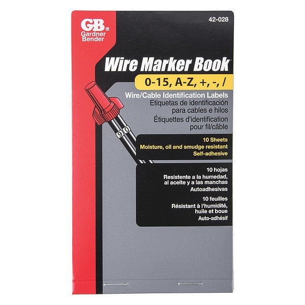 Wire Markers (A-Z, 0-15, symbols)