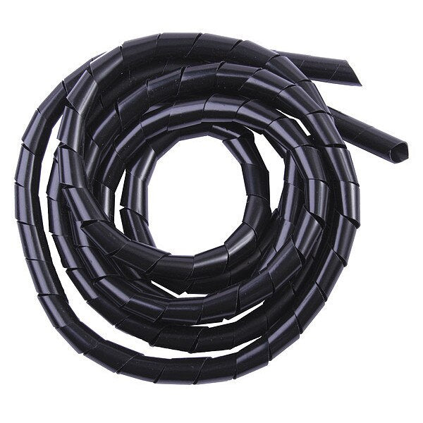 Spiral Wrap Combo Pack, 3.5 ft., Black, PK2