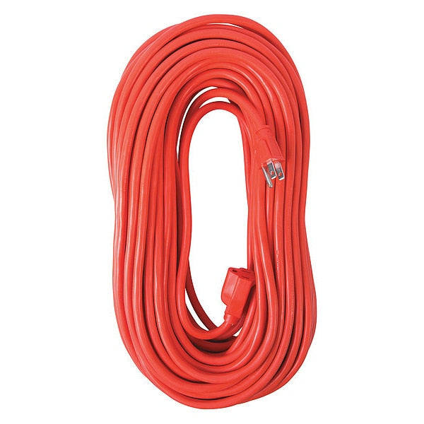 Single Extension Cord, 15A, 100 ft, 14/3