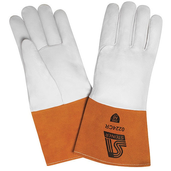 TIG Welding Gloves, Goatskin Palm, XL, PR