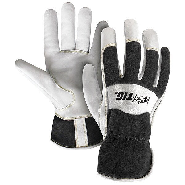 TIG Welding Gloves, Kidskin Palm, L, PR