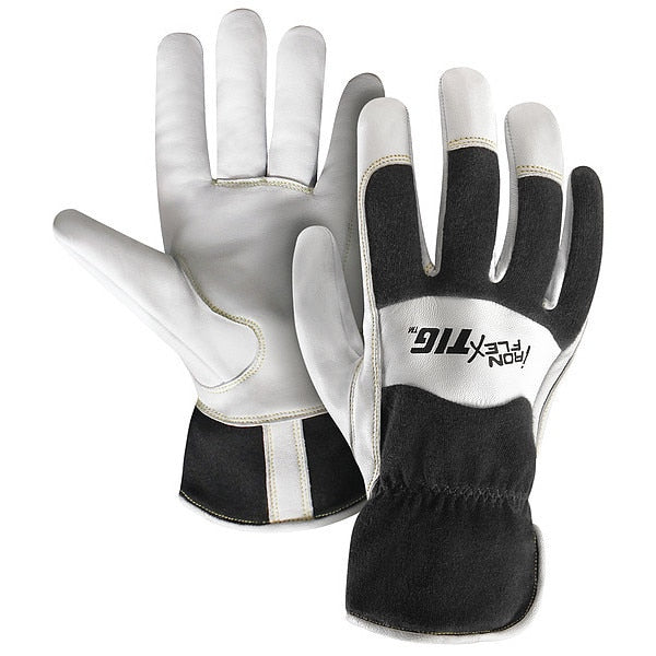 TIG Welding Gloves, Kidskin Palm, M, PR