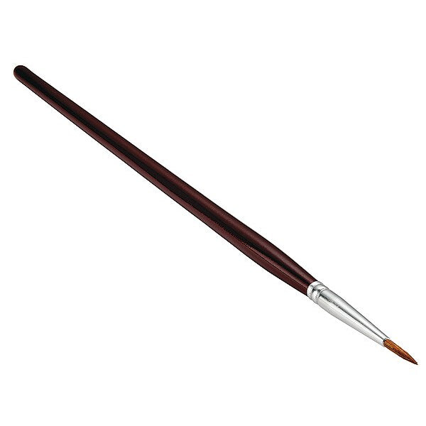 #3 Artist Paint Brush, Red Sable Bristle, Wood Handle, 1