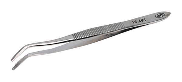 Tweezer, Spade Offset, 4-1/2in.L
