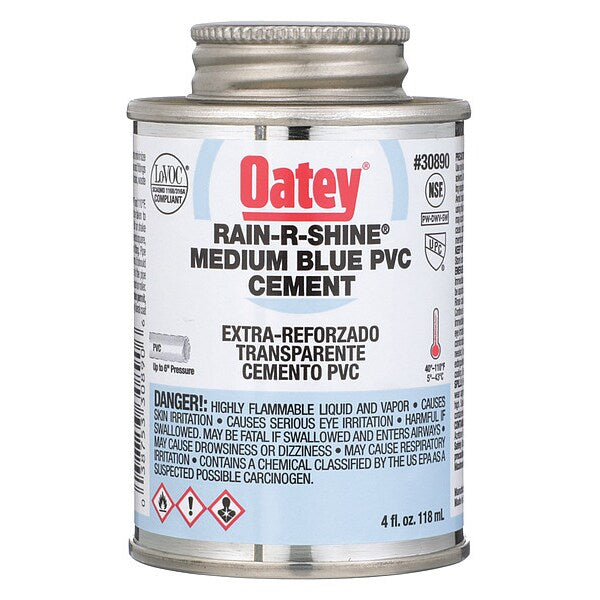 PVC Cement, Blue, 4 oz.