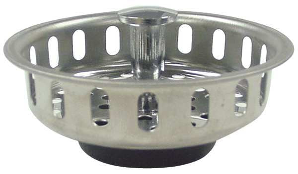 Basket Strainer, SS, Chrome