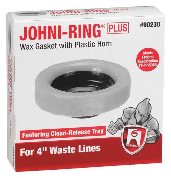 Toilet Bowl Ring, Wax, 4in