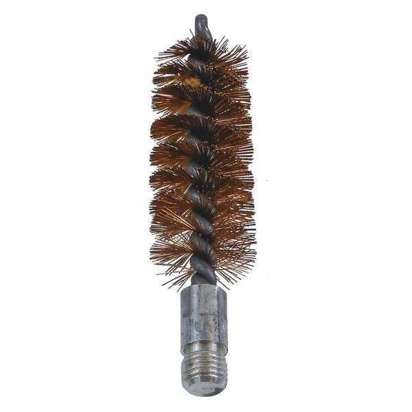 Rifle Brush, Stiff, 1 1/2 in L Brush, Bronze, Wood, 2 in L Overall