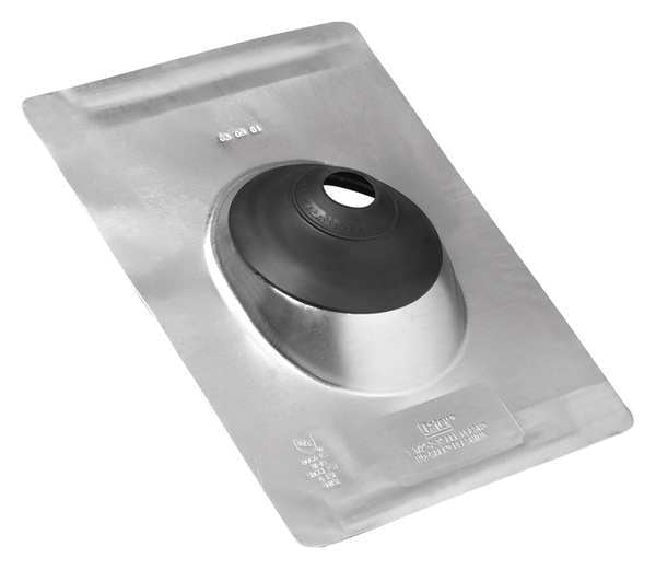 Roof Vent Flashing, 1-1/2in. to 3in., Features: No-Calk