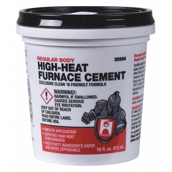 Furnace Cement, High Temperature, 1 pt.