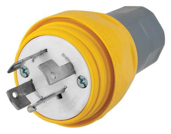 20A Watertight Locking Plug 4P 4W 120/208VAC
