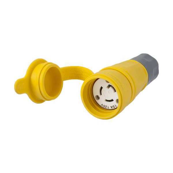 15A Watertight Locking Connector 2P 3W 125VAC L5-15R