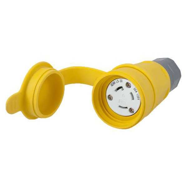 30A Watertight Locking Connector 2P 3W 125VAC L5-30R