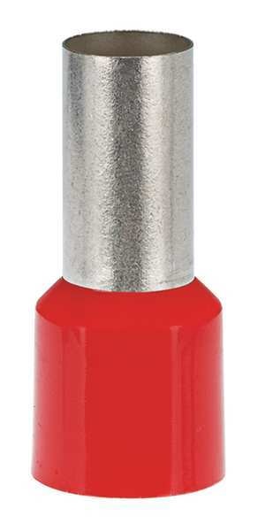 Ferrule, 2 AWG, PP, 3/4in., PK50