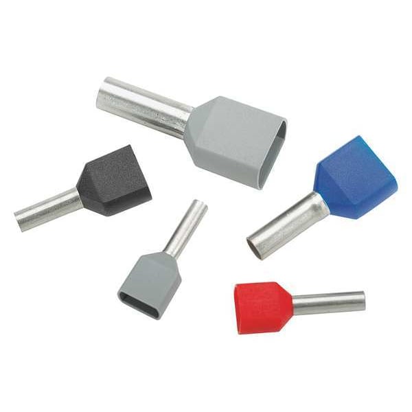 Ferrule, 18 AWG, PP, 9/16in., PK500
